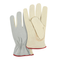 Split Back Driver's Gloves, Small, Grain Cowhide Palm - Zenith Safety Products 