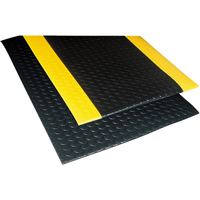 No. 419 Sof-Tred with Dyna-Shield Mats, Diamond, 2' x 3' x 1/2", Black, PVC - Notrax 419S0023BL