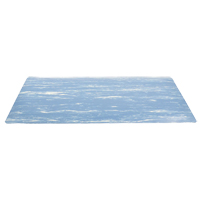 No. 970 Marble Sof-Tyle Grande Mats, Smooth, 2' x 3' x 1", Blue, Rubber - Notrax 970S0023BU