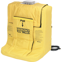 Douche oculaire On-Site avec enveloppe chauffante, Aliment&eacute; par gravit&eacute;, Capacit&eacute; 7 gal., Conformit&eacute; ANSI Z358.1 - Bradley S19-921H