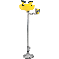 Poste de douche oculaire, Installation Socle, Bol Plastique - Encon 01035402