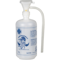 Bouteille pour douche oculaire avec coquille oculaire, Bouteille Vide, 32 oz - WASIP LTD. F4570301