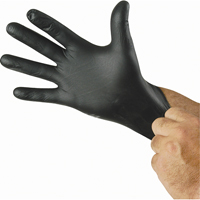 Gants N-Dex NightHawk, Grand, Nitrile, 4 mils, Sans poudre, Noir - Showa 7700PFTL