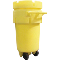 Barils de r&eacute;cup&eacute;ration sur roues Overpack 50, 50 gal. US, Mobile - Enpac 1259-YE