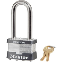 Cadenas lamin&eacute;, Argent, Cl&eacute;s diff&eacute;rentes, Acier lamin&eacute;, Largeur de 2" - Master Lock 5LJ