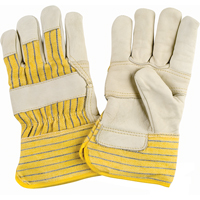 Winter-Lined Patch-Palm Fitters Gloves, X-Large, Grain Cowhide Palm, Cotton Fleece Inner Lining - Zenith Safety Products 