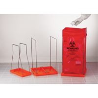 Clavies&reg; Bag Holders, Bio-Hazard, 14" L x 14" W - Bel-Art 131920002