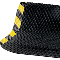 Tapis Hog Heaven Max, Losange, 3' x 5' x 7/8", Noir/Jaune, Nitrile - M+A Matting 424235100