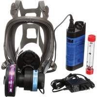 Powerflow Face-Mounted Powered Air Purifying Respirators (PAPR), Facepiece Respirator, NiCd Battery - 3M 6900PF