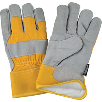 Superior Warmth Winter-Lined Fitters Gloves, Medium, Split Cowhide Palm, Thinsulate Inner Lining - Zenith Safety Products 