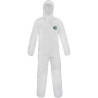 MicroMax&reg; Coveralls, Large, White, Microporous - Lakeland CNS428-LG