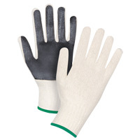Gants en tricot &agrave; paume enduite, Poly/coton, Un c&ocirc;t&eacute;, Calibre 7, Moyen - Produits de sécurité Zenith 