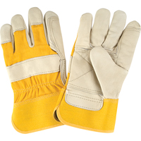 Gants d'ajusteur de premi&egrave;re qualit&eacute;, Grand, Paume en Cuir fleur de vache, Doublure en Coton - Produits de sécurité Zenith 