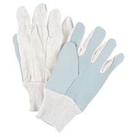 Premium Work Gloves, Large, Split Cowhide Palm - Zenith Safety Products 