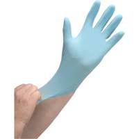 Gants jetables de calibre m&eacute;dical r&eacute;sistants &agrave; la perforation, Moyen, Nitrile, 3,5 mils, Sans poudre, Bleu, Classe 2 - Produits de sécurité Zenith 