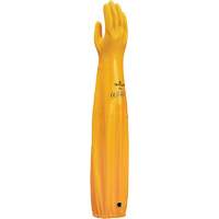 Gants r&eacute;sistants aux produits chimiques, Taille Grand/9, 26" lo, Nitrile, 30 mils - Showa 772L-09