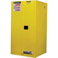 Armoires Sure-Grip EX pour produits inflammables, 60 gal., 2 Porte(s), 34" La x 65" h x 34" p - Justrite 896000
