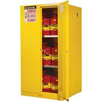 Armoires Sure-Grip EX pour produits inflammables, 60 gal., 2 Porte(s), 34" La x 65" h x 34" p - Justrite 896000