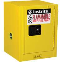 Armoire de s&eacute;curit&eacute; de comptoir pour produits inflammables EX Sure-Grip, 4 gal., 1 Porte(s), 17" La x 22" h x 17" p - Justrite 890400