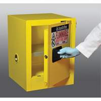 Armoire de s&eacute;curit&eacute; de comptoir pour produits inflammables EX Sure-Grip, 4 gal., 1 Porte(s), 17" La x 22" h x 17" p - Justrite 890400