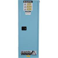 Armoires de s&eacute;curit&eacute; Sure-Grip Ex pour acides/produits corrosifs, 22 gal., 23,25" x 65" x 18" - Justrite 892202