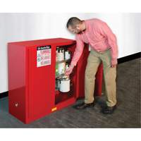 Sure-Grip&reg; EX Combustibles Safety Cabinet for Paint and Ink, 40 gal., 3 Shelves - Justrite 893011