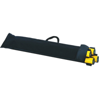 StowAway&reg; Post Kits, Plastic, 36" H, Black/Yellow Tape, 13' Tape Length - Tensator SA14PKMAXNOD4XC