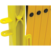 Barri&egrave;re Xpandit, 36" h x 11,5' lo, Noir/Jaune - MLR International XPANDIT