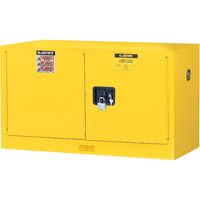Sure-Grip&reg; EX Wall Mount Flammable Safety Cabinet, 17 gal., 2 Door, 43" W x 24" H x 18" D - Justrite 8917008