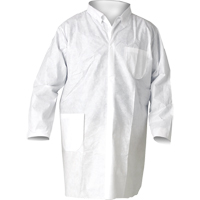 Sarraus de laboratoire KleenGuard A20, SMS, Blanc, Moyen - Ansell 10019