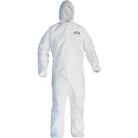 Combinaisons Kleenguard A40, Grand, Blanc, Micropore - Ansell 44323