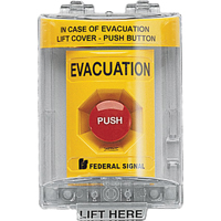 POUR ACTIVATION ANTIVANDALISME DE DISPOSITIFS D'URGENCE, Mural - Federal Signal Corporation PSEVSC-Y