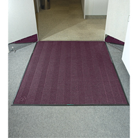 WaterHog&reg; Max Herringbone Classic Mat, Wiper/Scraper, 3' x 8' x 3/8", Maroon - M+A Matting 22407438170