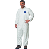 Coveralls, Large, White, Tyvek&reg; 400 - Dupont Personal Protection TY125S-LG