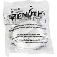 Respîrateur contre les particules - Emballage pour machine distributrice, N95, Certifi&eacute; NIOSH, Moyen/grand - Produits de sécurité Zenith 