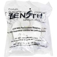 Respîrateurs contre les particules - Emballage pour machine distributrice, N95, Certifi&eacute; NIOSH, Moyen/grand - Produits de sécurité Zenith 