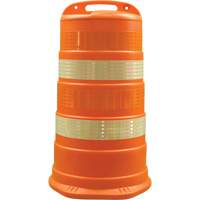 Barils pour canalisation du trafic Trailboss, Hauteur 41,27'', Orange - CCI Canada 03-780-4HI