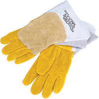 Pipeliner Welding Gloves, Split Cowhide, Size Large - Weld-Mate 