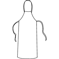Apron, Tyvek&reg; 400, White, 28" W x 36" L - Dupont Personal Protection TY273B