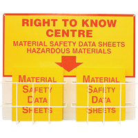 Pocket Style Center Boards, English, Binders Included - Accuform NMC ZRS307
