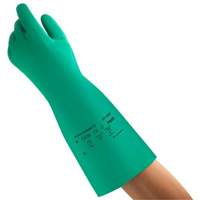 Solvex&reg; 37-165 Gloves, Size 2X-Large/11, 13" L, Nitrile, 22-mil - Ansell 3716511110