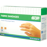 Heavyweight Bandages, Rectangular/Square, 3", Fabric, Non-Sterile - Safecross 03026