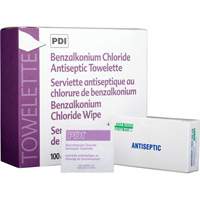 Lingettes antiseptiques au chlorure de benzalkonium, Serviette, Antiseptique - Safecross 02619