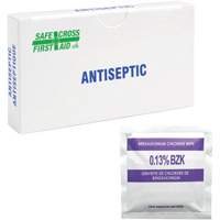 Benzalkonium Chloride Wipes, Towelette, Antiseptic - Safecross 02619