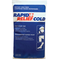 Rapid Relief&reg; Instant Chill Pack, Cold, Single Use, 9" x 6" - Safecross 14130
