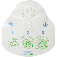 CPR Protective Device, Single Use Faceshield, Class 2 - Safecross 17738