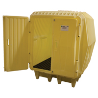 Armoires Hazard Hut, 63,5" lo x 68" la x 72,5" h, Capacit&eacute; de charge 4000 lb - Enpac 4000-YE