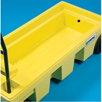 Poly-Spillcart Cart, 66.5" L x 29" W x 43.9" H, 57 US gal. Spill Cap. - Enpac 5200-YE