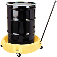 Spill Scooter, 35" dia. x 9" H, 11 US gal. Spill Cap. - Enpac 5205-YE