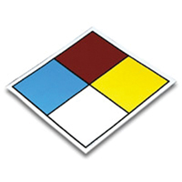 Plaque-&eacute;tiquette de s&eacute;curit&eacute; de la NFPA, vierge, Vinyle - Accuform NMC MBLEV15